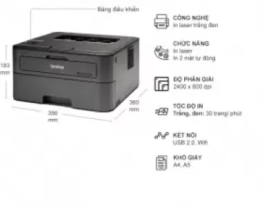 Nạp mực máy in brother hl l2366dw