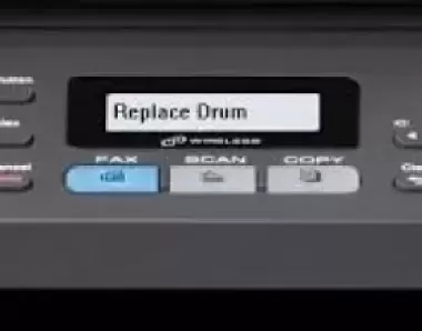 Máy in brother báo lỗi replace drum