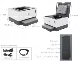 Thay mực máy in Hp Neverstop Laser 1000A