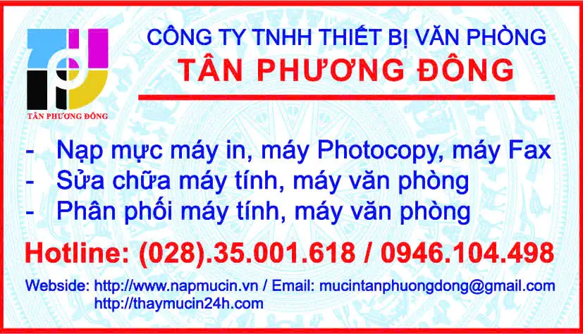 Nạp Mực M&aacute;y In Ph&uacute; Mỹ Hưng